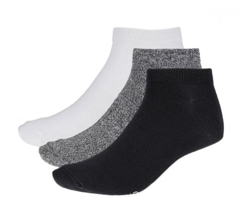 WHITE+MIDDLE GREY MELANGE+DEEP BLACK