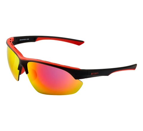 mat black-bright red
