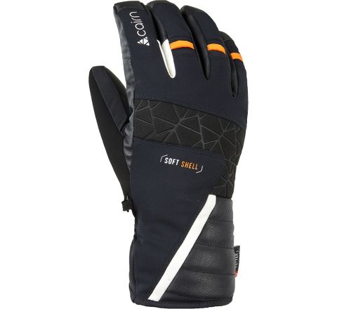 black-neon orange