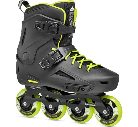 Rollerblade ролики Lightning black-lime