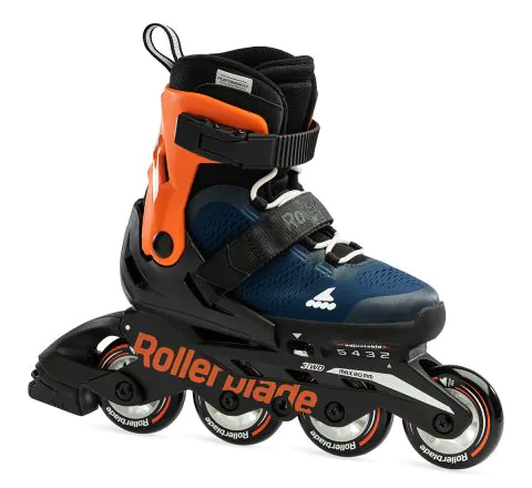 Rollerblade ролики Microblade midnight blue-warm orange