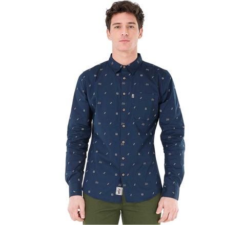 Picture Organic рубашка Traveler dark blue camp
