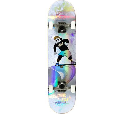 Enuff скейтборд Skully Hologram Mini white