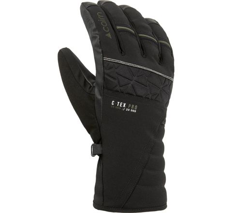 Cairn перчатки лыжные Summit black-khaki