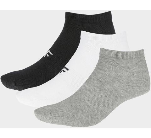 DEEP BLACK+GREY MELANGE+WHITE