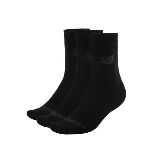 NEW BALANCE Шкарпетки PERFORMANCE COTTON CUSHIONED CREW 3 PAIR чорні photo